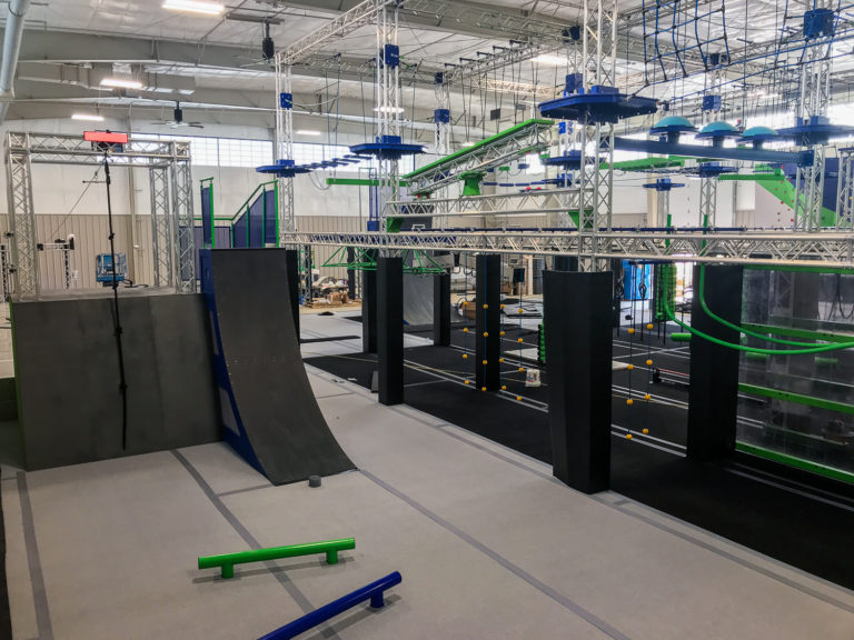 Indoor Ropes Course and Zip Line Iron Coyote